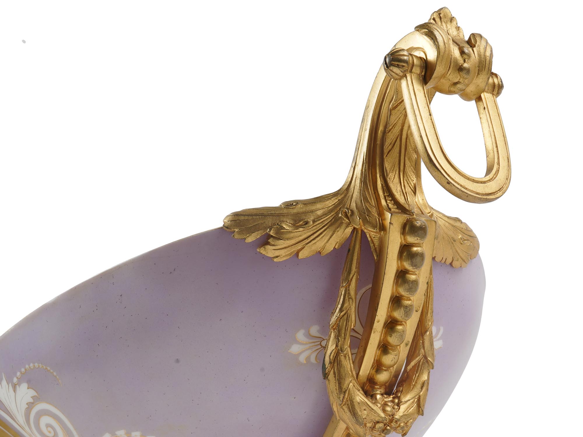 FRENCH OPALINE GLASS CENTERPIECE ATTR TO BACCARAT PIC-9